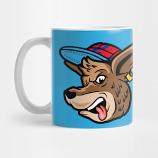 Cool Cartoon Kangaroo Head with Pierced Ear Mug